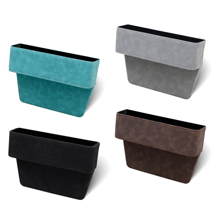 DE RAN FU Car Seat Storage Box Cup Holder Fur Citrine Phone Sundry Storage Box(Black) - Stowing Tidying by DE RAN FU | Online Shopping UK | buy2fix