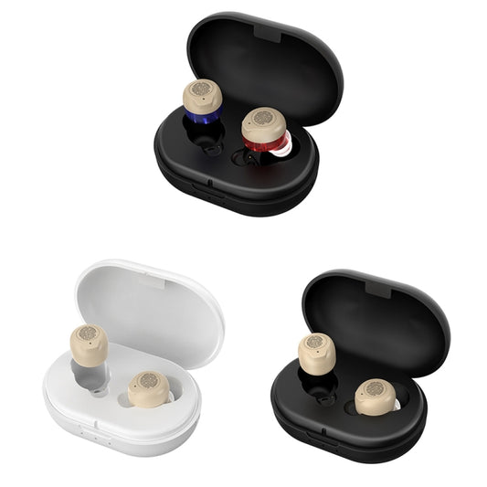 GM-902 Wireless Magnetic Charging Hearing Aids Elderly Sound Amplifier(Skin-color+Black) - Hearing Aids by buy2fix | Online Shopping UK | buy2fix