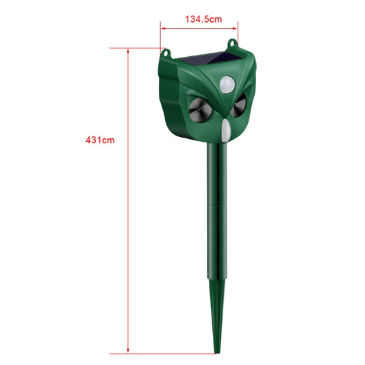RC546 Outdoor Smart Solar Animal Ultrasonic Repellers - Outdoor Insect Repellent by buy2fix | Online Shopping UK | buy2fix
