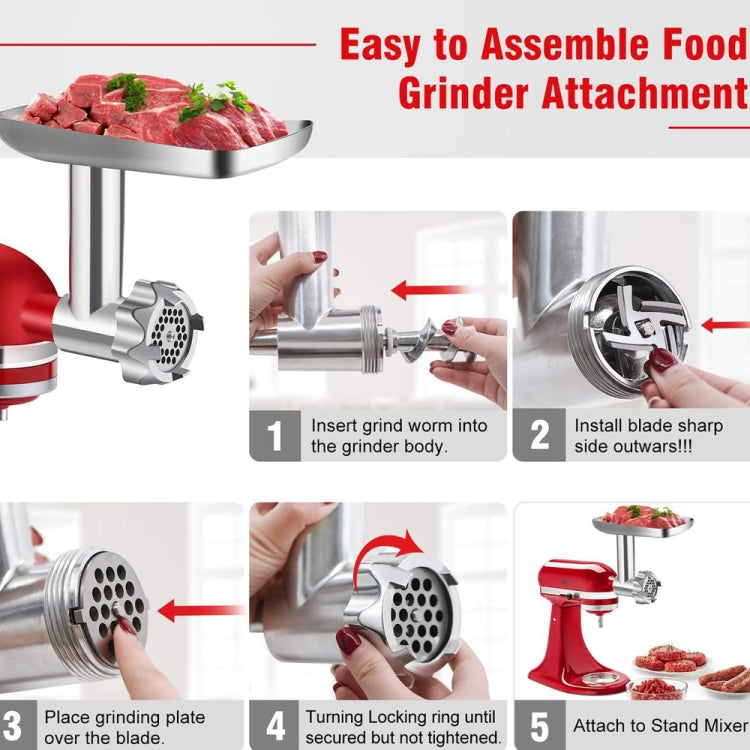 KA-09 For KitchenAid Minced Meat Head Minced Meat And Noodle Machine General Accessories(As Sohow) - Food Disposer Parts by buy2fix | Online Shopping UK | buy2fix