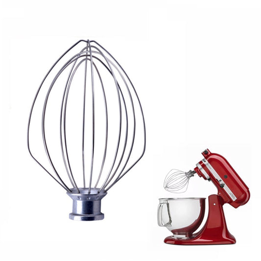 For KitchenAid Stand Mixer 6QT Whip Whisk  Stainless Steel Accessories - Food Disposer Parts by buy2fix | Online Shopping UK | buy2fix