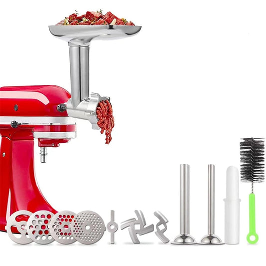 For KitchenAid Porking Enemy Accessories Dough Maker Grinder Meat Universal Set, Color: Silver Gray - Food Disposer Parts by buy2fix | Online Shopping UK | buy2fix
