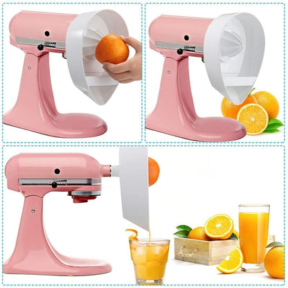 For KitchenAid 4.5QT/5QT KA-007 Orange Squeezer Filter Base + Filter Basket + Juicer Reamer + Shaft - Food Disposer Parts by buy2fix | Online Shopping UK | buy2fix