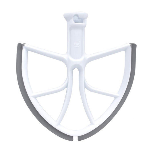 KA-6B For KitchenAid 6-Quart Bowl Lift Stand Mixer Plastic Flat Beater Paddle with Silicone Edges - Food Disposer Parts by buy2fix | Online Shopping UK | buy2fix