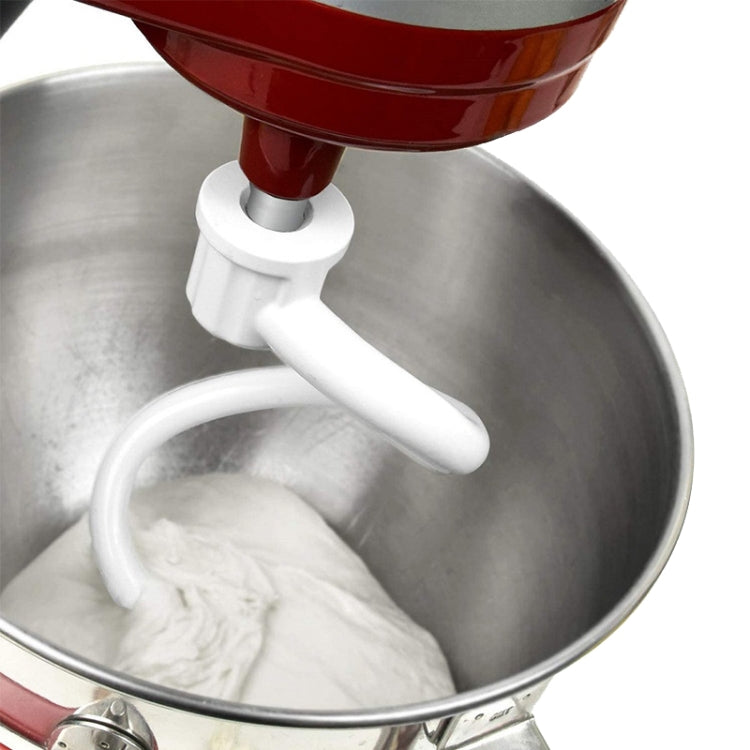 For KitchenAid 6QT Stand Lifting Mixer Bowl Spiral Coating Metal Dough Hook(White) - Food Disposer Parts by buy2fix | Online Shopping UK | buy2fix