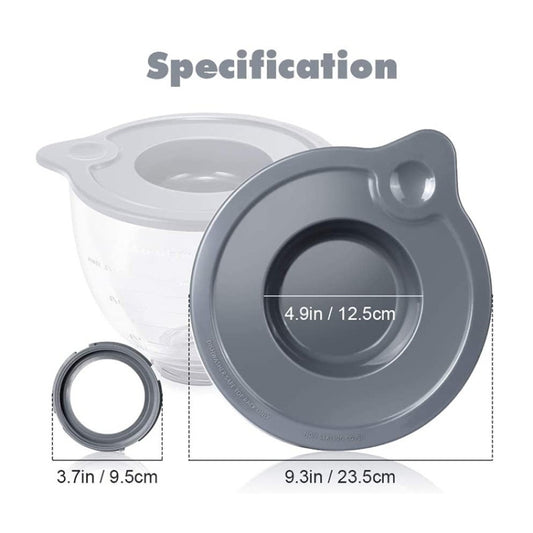 KA-T5 For KitchenAid K5GB 5QT Tilt Head Stand Mixer Glass Bowl Seal Lid - Food Disposer Parts by buy2fix | Online Shopping UK | buy2fix