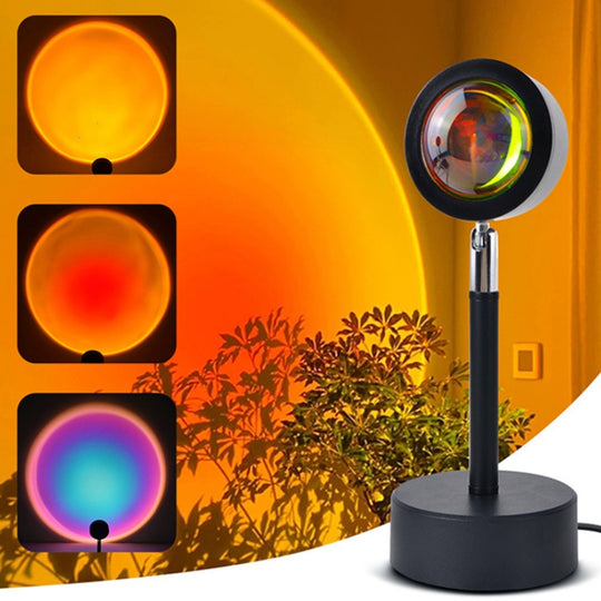 Sunset Background Remote Control RGB Floor Ambient Projection Light Bluetooth APP