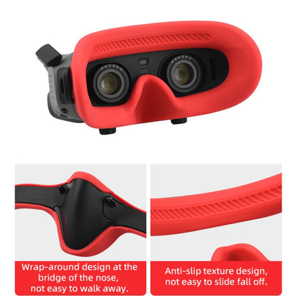 For DJI Avata Goggles 2 Eye Pad Silicone Protective Cover(Black) - Other by buy2fix | Online Shopping UK | buy2fix