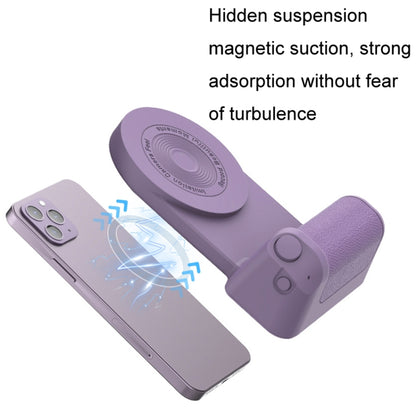 BBC-8 3 In1 Magnetic Absorption Wireless Charging Phone Stand Bluetooth Handheld Selfie Stick, Style: Upgrade Model(Blue) by buy2fix