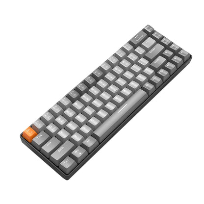 ZIYOU LANG K68 68 Keys Bluetooth Wireless Dual Model Mechanical Keyboard, Style: Red Shaft Version (Gray) by ZIYOU LANG