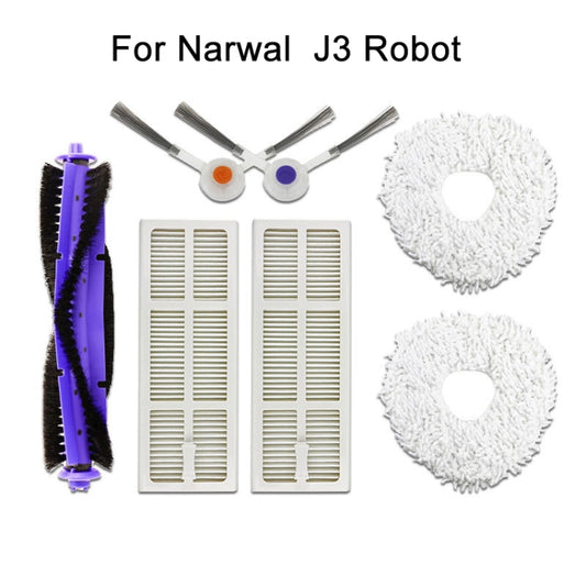For Narwal Clean Robot J3 Spare Part Accessory 2pcs Side Brush - For NARWAL Accessories by buy2fix | Online Shopping UK | buy2fix