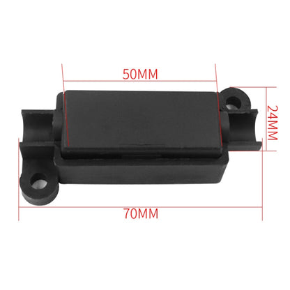 10pcs 100A Small Fork Bolt Fuse Block Car Air Conditioning All The Way Fuse Box Fuse Holder(Black) - Fuse by buy2fix | Online Shopping UK | buy2fix