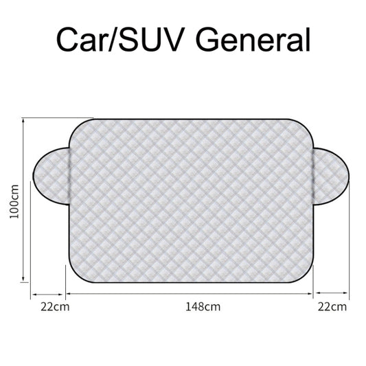 SUITU R-3945 Car Winter Front Glass Snow Shield Defrost Sunshade Thickened Car Clothing, Style: Non-magnet Clip Door - Window Foils & Solar Protection by SUITU | Online Shopping UK | buy2fix