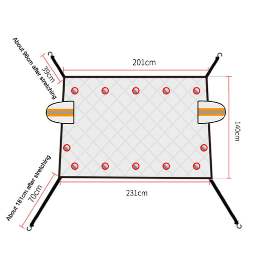 SUITU R-3945 Car Winter Front Glass Snow Shield Defrost Sunshade Thickened Car Clothing, Style: 12 Magnets Quilt - Window Foils & Solar Protection by SUITU | Online Shopping UK | buy2fix