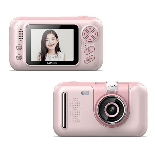 2.4 Inch Children HD Reversible Photo SLR Camera, Color: Pink - Children Cameras by buy2fix | Online Shopping UK | buy2fix