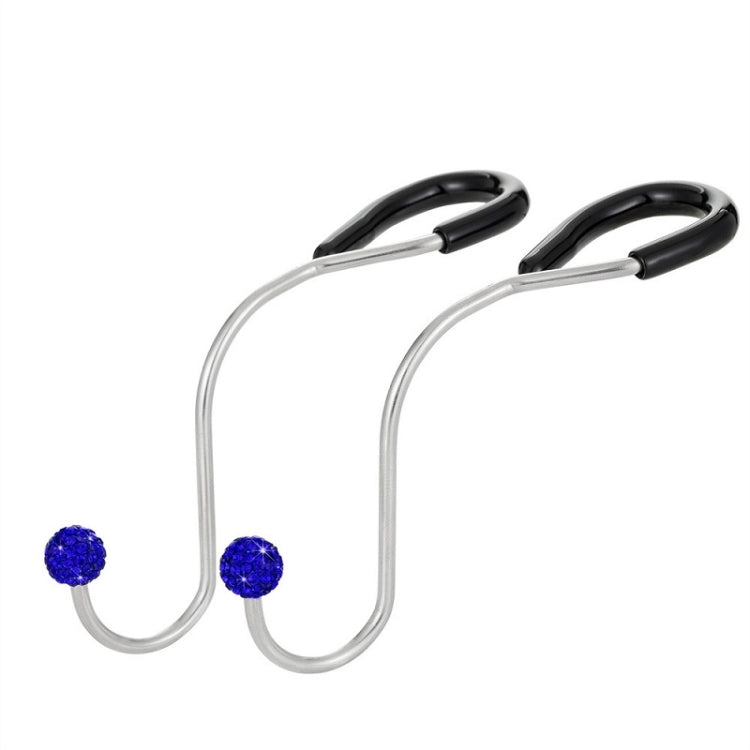 Multifunctional Car Seat Hooks With Diamond Inlay(Blue) - Auto Fastener & Clips by buy2fix | Online Shopping UK | buy2fix