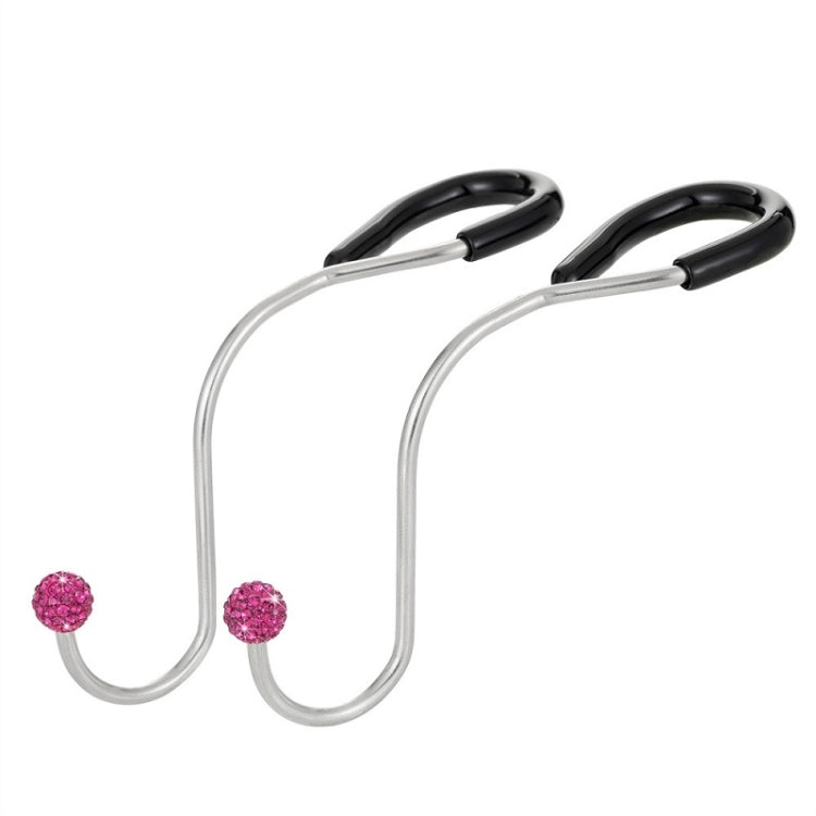 Multifunctional Car Seat Hooks With Diamond Inlay(Purple Red) - Auto Fastener & Clips by buy2fix | Online Shopping UK | buy2fix