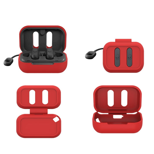 For Skull Candy Dime G52 Bluetooth Earphones Anti-drop Silicone Protective Case(Red) - Other Earphone Case by buy2fix | Online Shopping UK | buy2fix