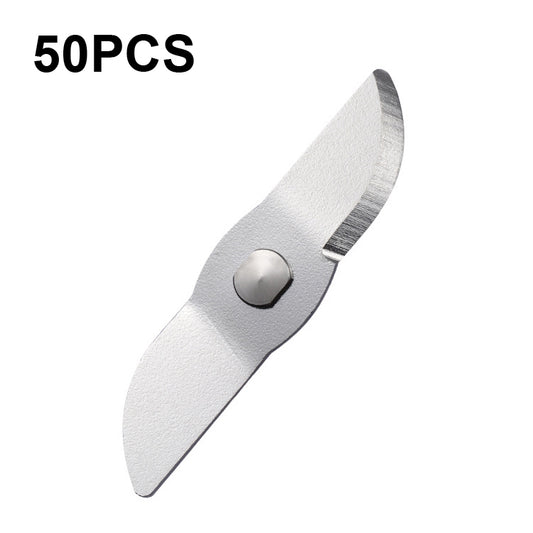 50 PCS CA-M239 Portable Fruit Juicer Blade Semi-Circle Straight 304 Stainless Steel Stirring Knife - Juicer Parts by buy2fix | Online Shopping UK | buy2fix