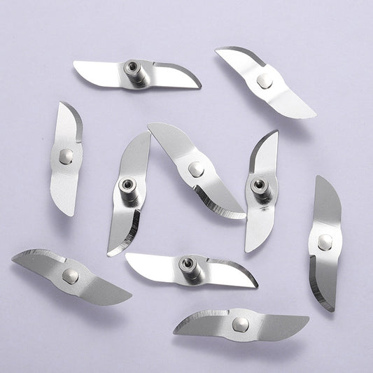 50 PCS CA-M239 Portable Fruit Juicer Blade Semi-Circle Straight 304 Stainless Steel Stirring Knife - Juicer Parts by buy2fix | Online Shopping UK | buy2fix