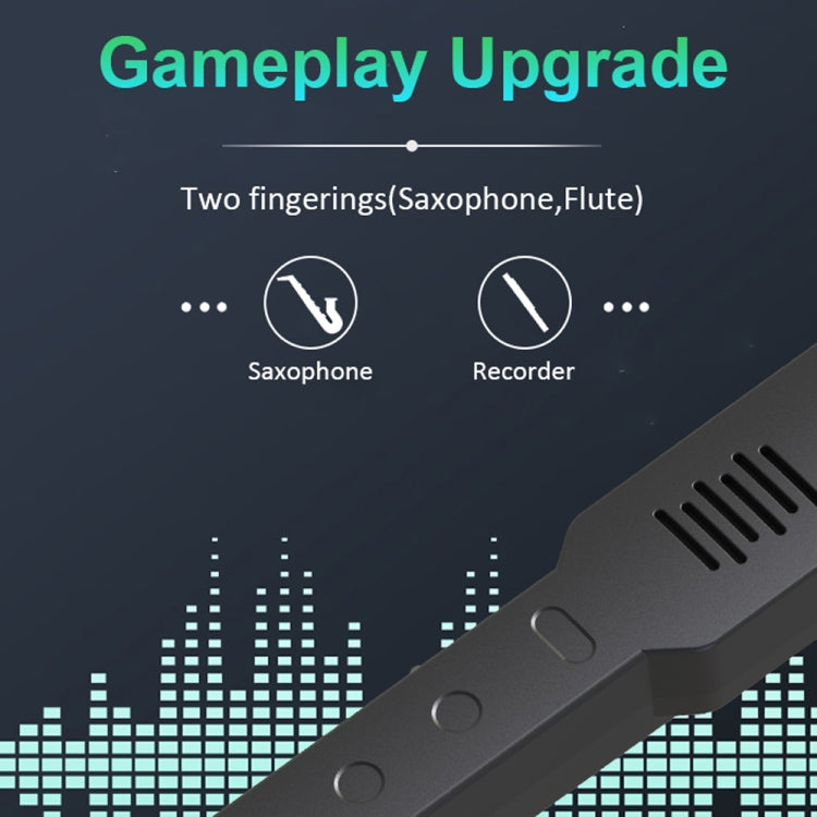 Mini Digital Electronic Saxophone Wind Instrument for Imitation of Various Musical Instrument Sounds(White English) by buy2fix