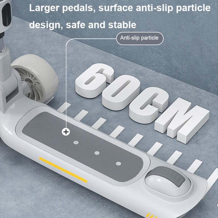 MIJIAQI 01 3 In 1 Multifunctional Foldable Children Scooter with Music and Lights, Spec: Blue - Electric Scooters by MIJIAQI | Online Shopping UK | buy2fix