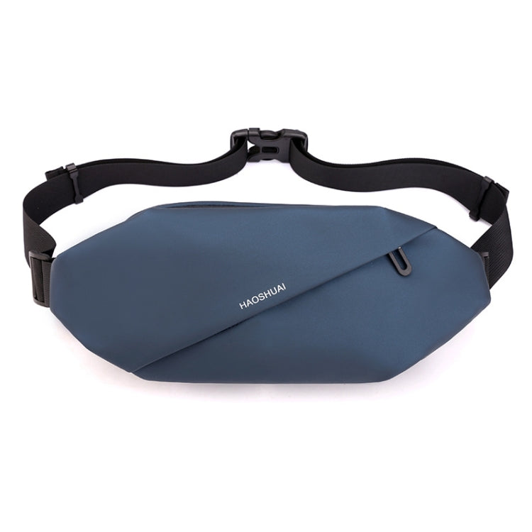 HAOSHUAI 1100-20 Men Waist Bag Outdoor Running Mobile Phone Bag(Dark Blue) - Waist Bags by HAOSHUA | Online Shopping UK | buy2fix