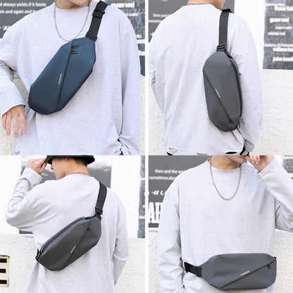 HAOSHUAI 1100-20 Men Waist Bag Outdoor Running Mobile Phone Bag(Dark Blue) - Waist Bags by HAOSHUA | Online Shopping UK | buy2fix