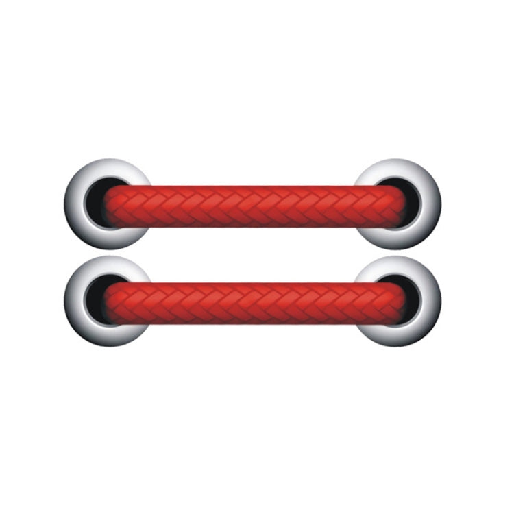 10pcs Shoelace Car Sticker Body Cover Up Scratch Patch Sticker(Red Horizontal) - Decorative Sticker by buy2fix | Online Shopping UK | buy2fix