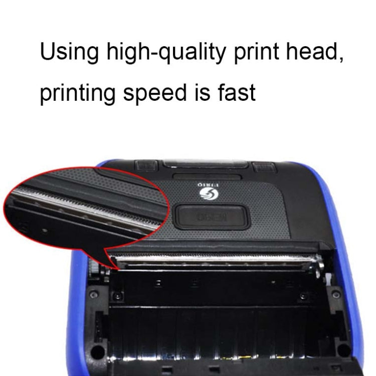 QIRUI 72mm Portable Thermal Receipt Express List Bluetooth Handheld Printer, CN Plug(QR-386A) by buy2fix