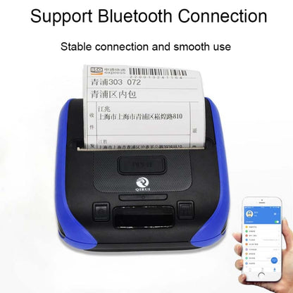 QIRUI 72mm Portable Thermal Receipt Express List Bluetooth Handheld Printer, CN Plug(QR-386A) by buy2fix