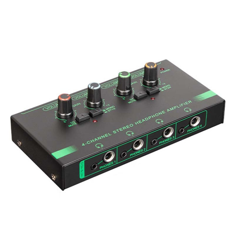 EF-4 RGB Professional 4 Channel Headphone Amplifier Studio Lossless Monitor Splitter -  by buy2fix | Online Shopping UK | buy2fix
