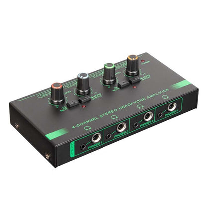 EF-4 RGB Professional 4 Channel Headphone Amplifier Studio Lossless Monitor Splitter -  by buy2fix | Online Shopping UK | buy2fix
