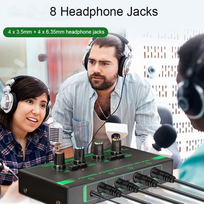 EF-4 RGB Professional 4 Channel Headphone Amplifier Studio Lossless Monitor Splitter -  by buy2fix | Online Shopping UK | buy2fix