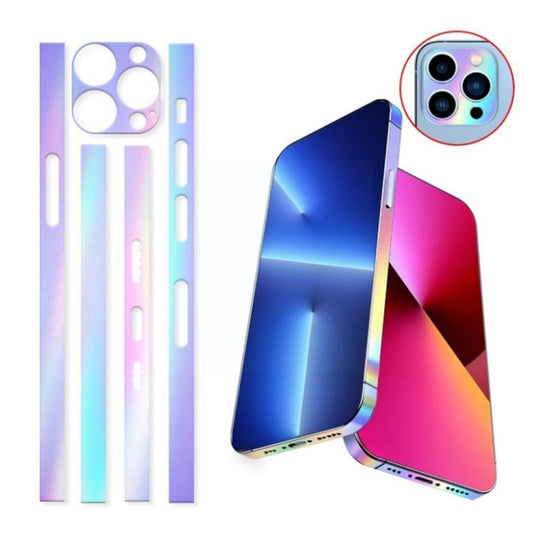 For iPhone 13 Pro Max 2 Sets Dazzle Colour Luminous Side Frame Film - iPhone 13 Pro Max Tempered Glass by buy2fix | Online Shopping UK | buy2fix