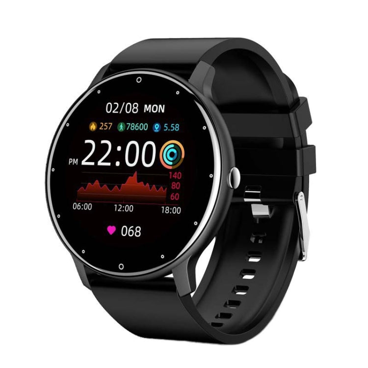BW0223 Heart Rate/Blood Oxygen/Blood Pressure Monitoring Bluetooth Smart Calling Watch, Color: Silicone Black - Smart Watches by buy2fix | Online Shopping UK | buy2fix