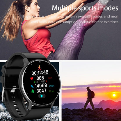 BW0223 Heart Rate/Blood Oxygen/Blood Pressure Monitoring Bluetooth Smart Calling Watch, Color: Silicone Black - Smart Watches by buy2fix | Online Shopping UK | buy2fix