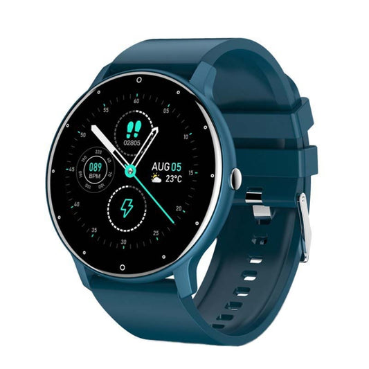 BW0223 Heart Rate/Blood Oxygen/Blood Pressure Monitoring Bluetooth Smart Calling Watch, Color: Silicone Blue - Smart Watches by buy2fix | Online Shopping UK | buy2fix