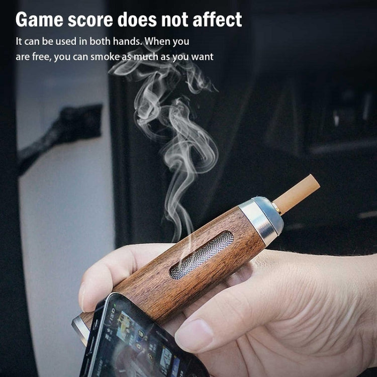 Car Smoking Multifunctional Anti-Flying Ashtray(Beechwood Dark Walnut) - Ashtrays by buy2fix | Online Shopping UK | buy2fix