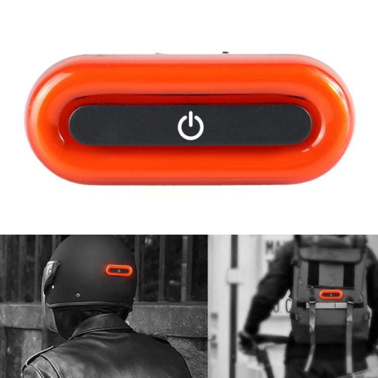 Helmet Blaster Warning Light Bicycle LED Rechargeable Tail Light(Black) - Decorative Lights by buy2fix | Online Shopping UK | buy2fix