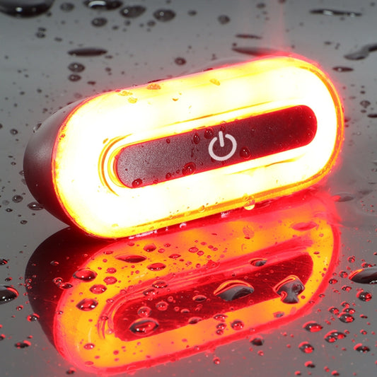 Helmet Blaster Warning Light Bicycle LED Rechargeable Tail Light(Black) - Decorative Lights by buy2fix | Online Shopping UK | buy2fix