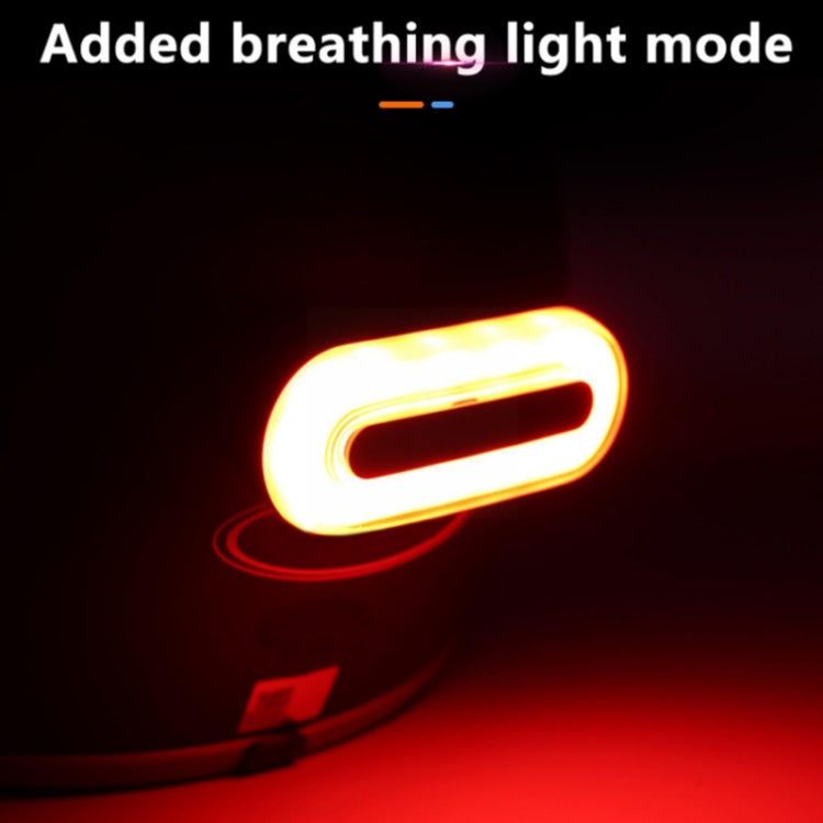 Helmet Blaster Warning Light Bicycle LED Rechargeable Tail Light(Black) - Decorative Lights by buy2fix | Online Shopping UK | buy2fix