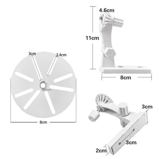 Punch-free Plastic Bracket for Surveillance Swing-head Cameras - Mounting Bracket by buy2fix | Online Shopping UK | buy2fix