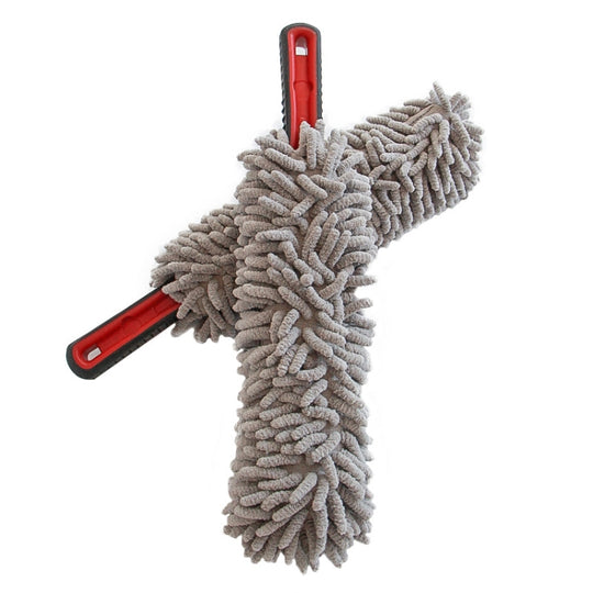 2pcs Car Cleaning Chenille Long Handle Round Car Wash Duster(39cm)