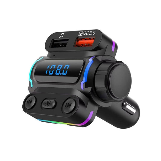 P7 PD20W QC3.0 Dual Fast Charging Car MP3 Player FM Transmitter(Color Box) - Bluetooth Car Kits by buy2fix | Online Shopping UK | buy2fix