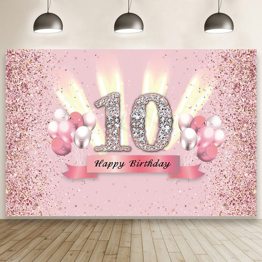 1.5x1m Cartoon Digital Birthday Balloon Party Scene Photographic Backdrop(Mdt11367) - Birthday Party by buy2fix | Online Shopping UK | buy2fix