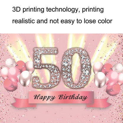 1.5x1m Cartoon Digital Birthday Balloon Party Scene Photographic Backdrop(Mdt11367) - Birthday Party by buy2fix | Online Shopping UK | buy2fix