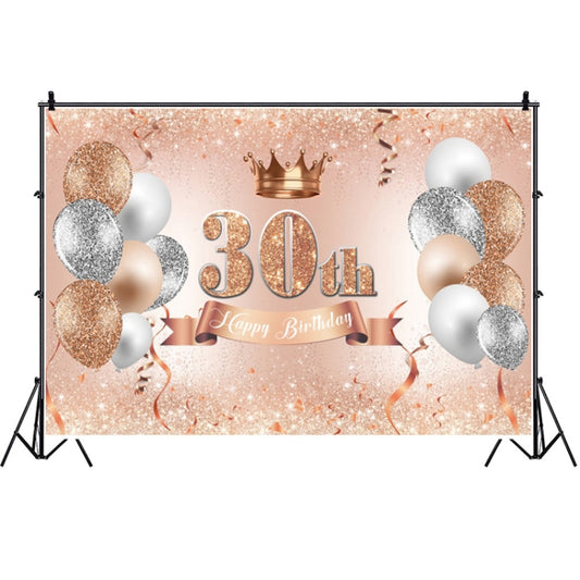 MDN12119 1.5m x 1m Rose Golden Balloon Birthday Party Background Cloth Photography Photo Pictorial Cloth - Birthday Party by buy2fix | Online Shopping UK | buy2fix