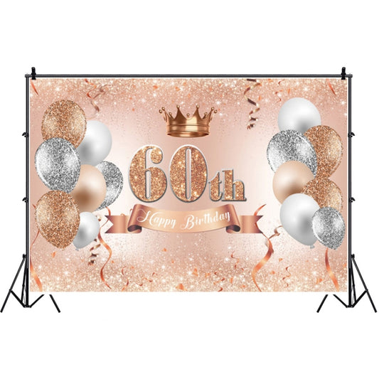 MDN12122 1.5m x 1m Rose Golden Balloon Birthday Party Background Cloth Photography Photo Pictorial Cloth - Birthday Party by buy2fix | Online Shopping UK | buy2fix