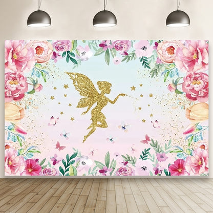 1.5m X 1m Butterfly Pattern Photography Backdrop Birthday Party Decoration Background Cloth(MDT10235) - Birthday Party by buy2fix | Online Shopping UK | buy2fix